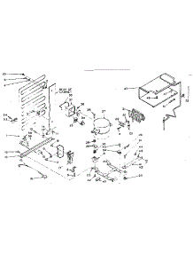 Unit Parts parts for Kenmore Refrigerator 106.W11AL (106W11AL, 106 W11AL) from AppliancePartsPros.com