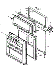 Door Parts parts for Kenmore Refrigerator 106.W14BAL (106W14BAL, 106 W14BAL) from AppliancePartsPros.com