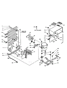Unit Parts parts for Kenmore Refrigerator 106.W14BIM5 (106W14BIM5, 106 W14BIM5) from AppliancePartsPros.com