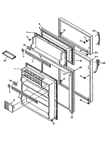 Door Parts parts for Kenmore Refrigerator 106.W14BIM5 (106W14BIM5, 106 W14BIM5) from AppliancePartsPros.com