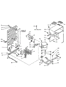 Unit Parts parts for Kenmore Refrigerator 106.W14BIML (106W14BIML, 106 W14BIML) from AppliancePartsPros.com