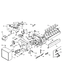 Ice Maker Parts parts for Kenmore Refrigerator 106.W14BIML5 (106W14BIML5, 106 W14BIML5) from AppliancePartsPros.com