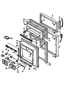Door Parts parts for Kenmore Refrigerator 106.W14EIM (106W14EIM, 106 W14EIM) from AppliancePartsPros.com