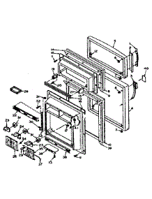 Door Parts parts for Kenmore Refrigerator 106.W14EIM1 (106W14EIM1, 106 W14EIM1) from AppliancePartsPros.com