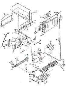 Unit Parts parts for Kenmore Refrigerator 106.W14F5 (106W14F5, 106 W14F5) from AppliancePartsPros.com