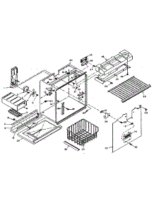 Freezer Section Parts parts for Kenmore Refrigerator 106.W14F5 (106W14F5, 106 W14F5) from AppliancePartsPros.com