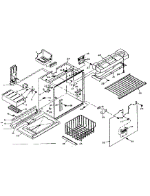 Freezer Section Parts parts for Kenmore Refrigerator 106.W14FIML1 (106W14FIML1, 106 W14FIML1) from AppliancePartsPros.com