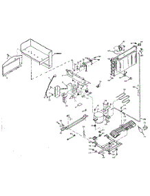 Unit Parts parts for Kenmore Refrigerator 106.W14FL1 (106W14FL1, 106 W14FL1) from AppliancePartsPros.com