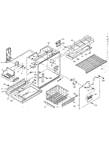 Freezer Section Parts parts for Kenmore Refrigerator 106.W14GIM (106W14GIM, 106 W14GIM) from AppliancePartsPros.com
