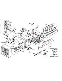 Icemaker Parts parts for Kenmore Refrigerator 106.W14GIM2 (106W14GIM2, 106 W14GIM2) from AppliancePartsPros.com