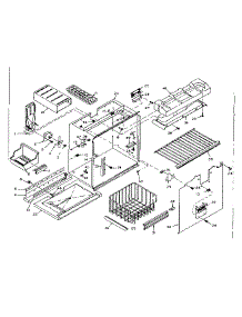 Freezer Section Parts parts for Kenmore Refrigerator 106.W14GIML2 (106W14GIML2, 106 W14GIML2) from AppliancePartsPros.com