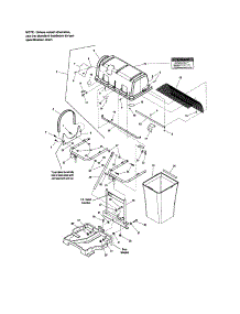 Hopper, Bag, & Hitch Group parts for Craftsman Rear-Engine Riding Mower 10724906 from AppliancePartsPros.com