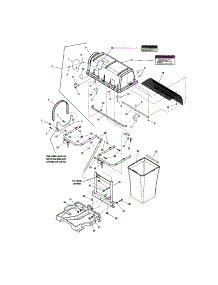 Hopper / Bag / Hitch parts for Craftsman Rear-Engine Riding Mower 10724907 from AppliancePartsPros.com