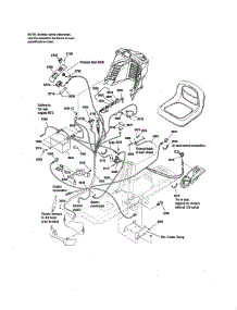 Electrical parts for Craftsman Front-Engine Lawn Tractor 107250040 from AppliancePartsPros.com