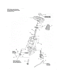 Steering - Manual Steering parts for Craftsman Front-Engine Lawn Tractor 107250060 from AppliancePartsPros.com