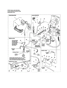 Electrical parts for Craftsman Front-Engine Lawn Tractor 107250060 from AppliancePartsPros.com