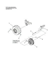 Wheels & Tires parts for Craftsman Rear-Engine Riding Mower 10726786 from AppliancePartsPros.com