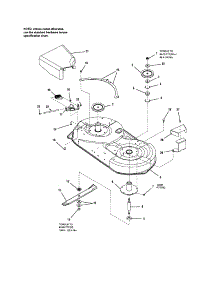 Mower Deck-Housing / Arbor parts for Craftsman Rear-Engine Riding Mower 10726786 from AppliancePartsPros.com