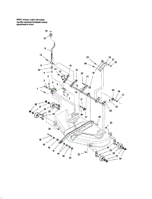 Mower Deck-Height Adjustment parts for Craftsman Rear-Engine Riding Mower 107277720 from AppliancePartsPros.com