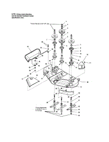 Mower Deck / Housing / Arbor parts for Craftsman Rear-Engine Riding Mower 10727774 from AppliancePartsPros.com