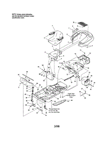 Frame / Body / Seat parts for Craftsman Rear-Engine Riding Mower 107277740 from AppliancePartsPros.com