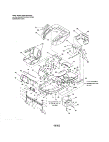 Frame / Body / Seat parts for Craftsman Rear-Engine Riding Mower 107277860 from AppliancePartsPros.com