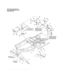 Lift parts for Craftsman Rear-Engine Riding Mower 107277860 from AppliancePartsPros.com