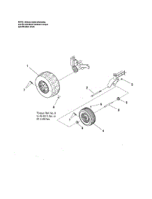 Wheel & Tire parts for Craftsman Rear-Engine Riding Mower 107277880 from AppliancePartsPros.com