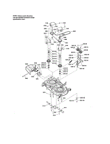 42" Deck-Spindle / Idler parts for Craftsman Rear-Engine Riding Mower 107280060 from AppliancePartsPros.com