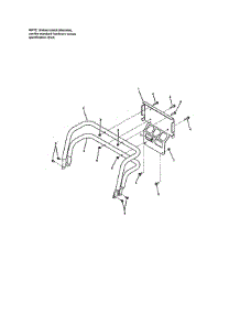 Rear Bumper Assembly parts for Craftsman Rear-Engine Riding Mower 107280070 from AppliancePartsPros.com