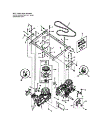Transaxle, Ezt26520 parts for Craftsman Rear-Engine Riding Mower 107280070 from AppliancePartsPros.com