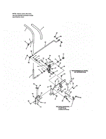 Control, Left Hand parts for Craftsman Rear-Engine Riding Mower 107280070 from AppliancePartsPros.com