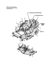 Decals parts for Craftsman Rear-Engine Riding Mower 107280070 from AppliancePartsPros.com