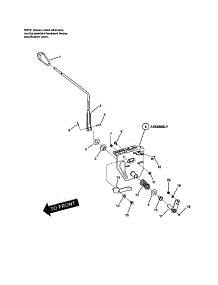 Gear Shift parts for Craftsman Rear-Engine Riding Mower 107280340 from AppliancePartsPros.com