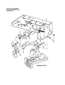 Yoke Lift parts for Craftsman Rear-Engine Riding Mower 107280340 from AppliancePartsPros.com