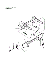 Blade Stop Pedals parts for Craftsman Rear-Engine Riding Mower 107280340 from AppliancePartsPros.com