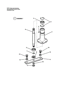 Spindle parts for Craftsman Rear-Engine Riding Mower 107280340 from AppliancePartsPros.com