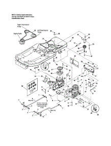 Transmission parts for Craftsman Rear-Engine Riding Mower 107287860 from AppliancePartsPros.com