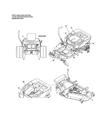 Decals parts for Craftsman Rear-Engine Riding Mower 107287900 from AppliancePartsPros.com