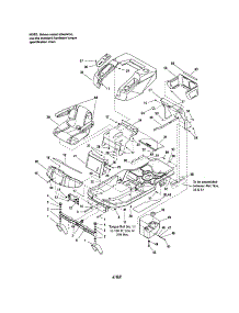 Frame / Body / Seat parts for Craftsman Rear-Engine Riding Mower 10728791 from AppliancePartsPros.com