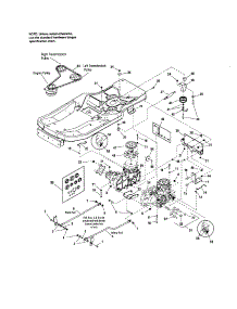 Transmission parts for Craftsman Rear-Engine Riding Mower 10728791 from AppliancePartsPros.com