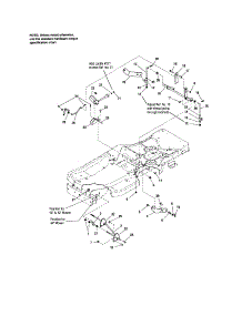 Lift parts for Craftsman Rear-Engine Riding Mower 10728791 from AppliancePartsPros.com