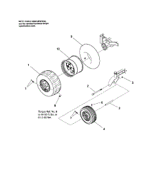 Wheel And Tire parts for Craftsman Rear-Engine Riding Mower 10728791 from AppliancePartsPros.com