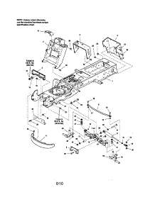 Frame-Power Steering parts for Craftsman Front-Engine Lawn Tractor 107289850 from AppliancePartsPros.com