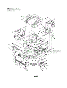 Frame / Body / Seat parts for Craftsman Rear-Engine Riding Mower 107289860 from AppliancePartsPros.com