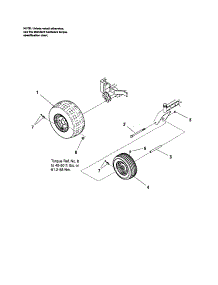 Wheel & Tire parts for Craftsman Rear-Engine Riding Mower 107289860 from AppliancePartsPros.com
