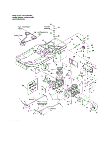 Transmission parts for Craftsman Rear-Engine Riding Mower 107289920 from AppliancePartsPros.com