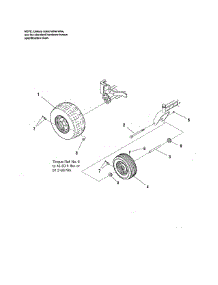 Wheel & Tire parts for Craftsman Rear-Engine Riding Mower 107289920 from AppliancePartsPros.com