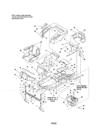 Frame / Body / Seat parts for Craftsman Rear-Engine Riding Mower 107289930 from AppliancePartsPros.com