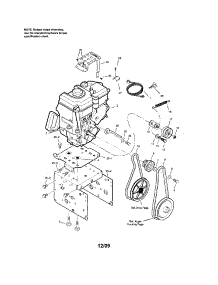 Engine parts for Craftsman Gas Snowblower 107889650 from AppliancePartsPros.com